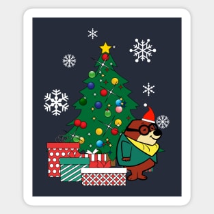 Morocco Mole Around The Christmas Tree Secret Squirrel Sticker